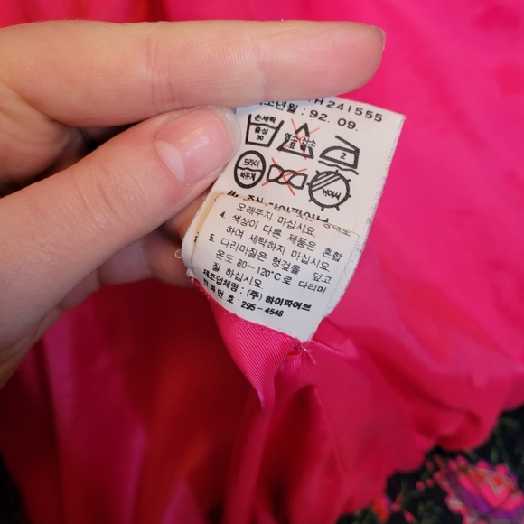 Vintage paisley print down filled puffer jacket - Picture 14 of 16